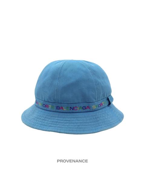BALENCIAGA Balenciaga Sports Bucket Hat - Blue Rainbow Multicolor L