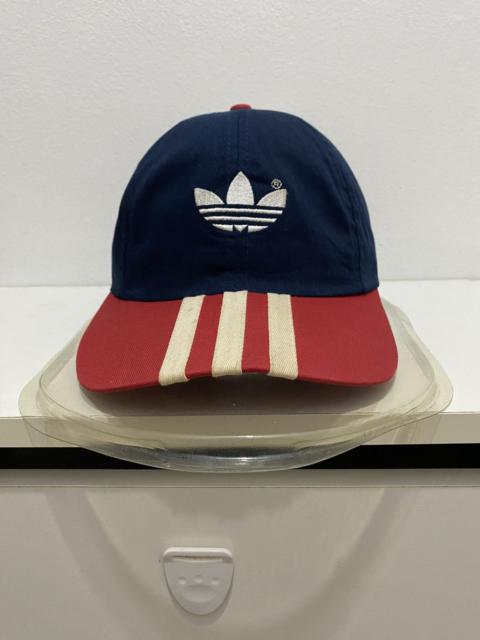 adidas Vintage 90s Adidas Trefoil Three Stripe Hats SnapBack