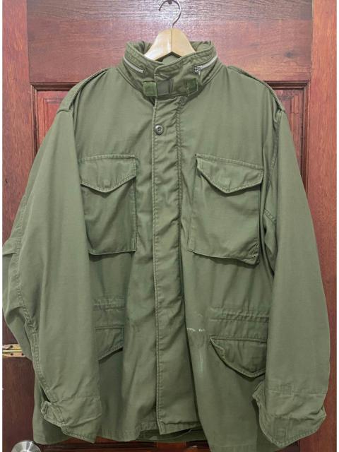 Vintage 80s Alpha Industries Military M65 Jackets Scovill
