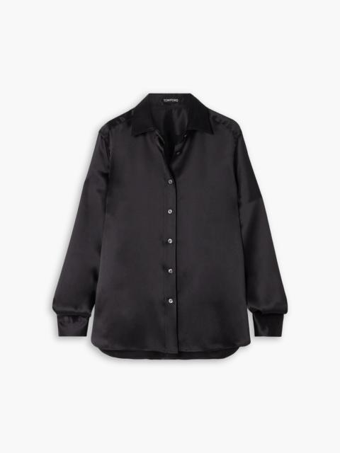 TOM FORD Silk-satin shirt