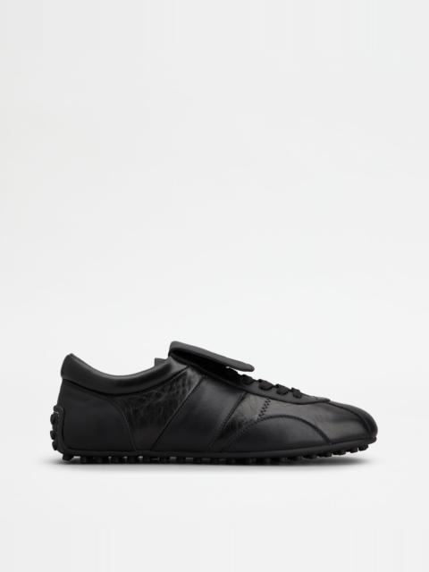 Tod's TOD'S T-MARATHON SNEAKERS IN LEATHER - BLACK