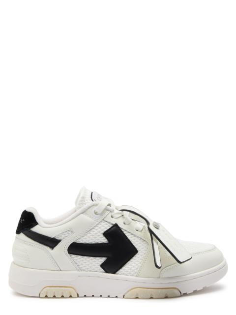 Out Of Office panelled mesh sneakers