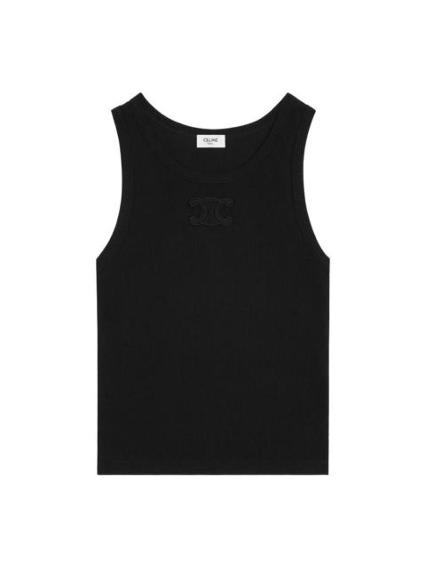 CELINE CELINE $790 Black Tank Top New & Authentic (Women's size:6;)