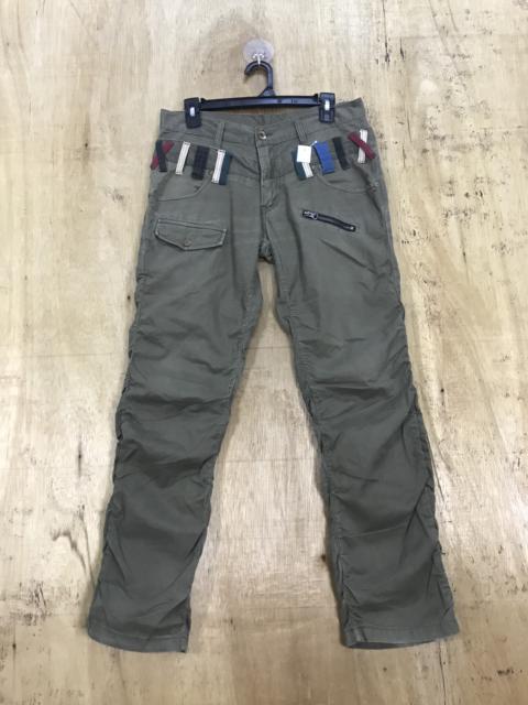 Other Designers Japanese Brand - Double focus Double Waist Zipper Pocket Pant Strech Leg