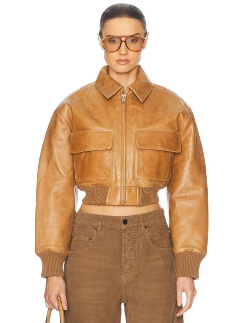HELSA The Leather Bomber Jacket