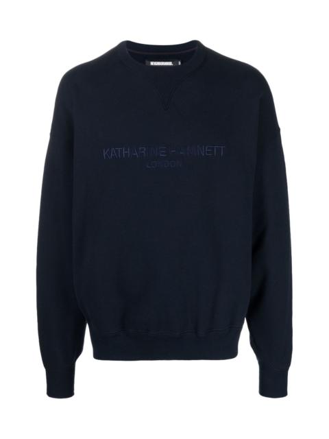 NEIGHBORHOOD EMBROIDERED-LOGO COTTON SWEATSHIRT