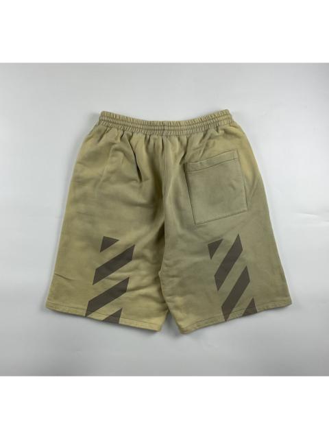 Off-White Off White Diagonal Sweatshort