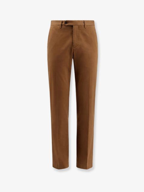 Other Designers Pt Torino Master Fit Style Stretch Cotton Trousers