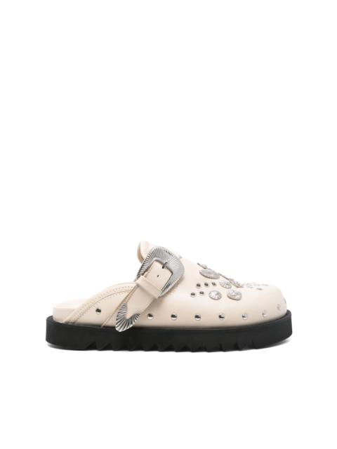 studded slippers