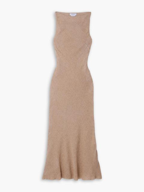 GABRIELA HEARST Seren bouclé -knit silk and wool-blend maxi dress