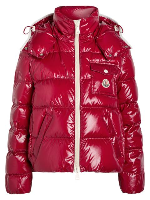 Moncler Moncler Andro Padded Hooded Glossed Shell Jacket
