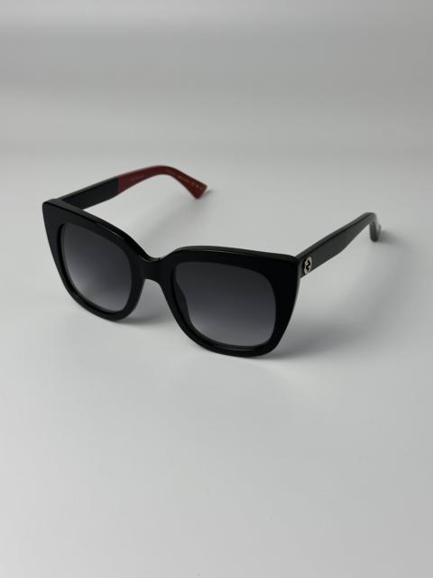 GUCCI BRAND NEW GUCCI GG0163SN 003 Black Grey Women Sunglasses