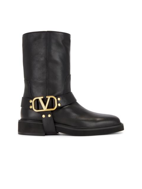 Valentino V Logo Signature Biker Boot