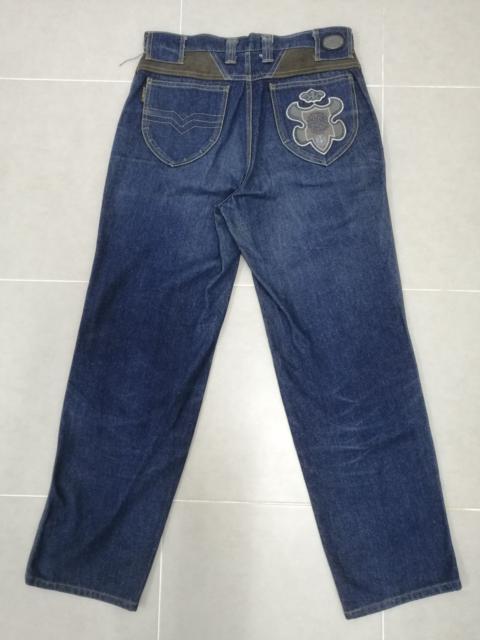 Other Designers Vintage - Vtg Zanobetti Firenze Embroidered Logo Jeans