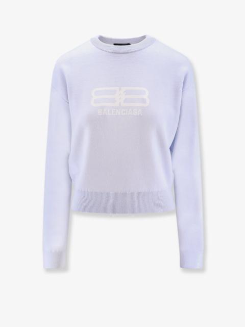 BALENCIAGA Balenciaga Women Wool And Cotton Blend Sweater