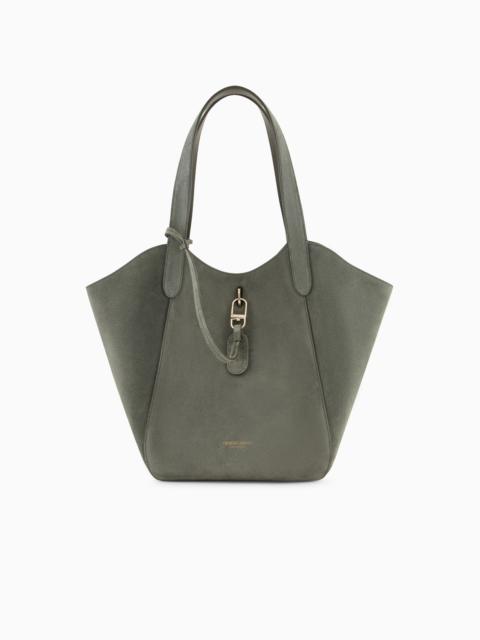 GIORGIO ARMANI MEDIUM SUEDE HANDBAG