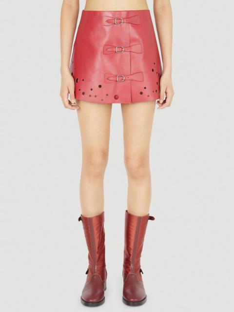 DURAZZI MILANO Cut Out Mini Skirt