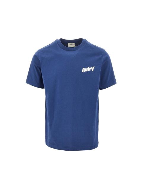 AUTRY Autry Logo Print T-shirt Blue Men