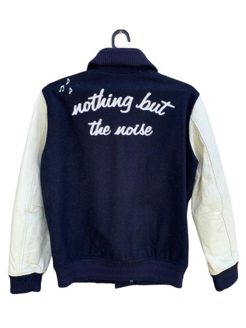 Other Designers Japanese Brand - Rare ila VEE DUB Chain Stitch Embroidery Leather Sleeve