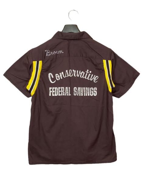 Other Designers Very rare vintage 70s hilton bowling shirt button ups