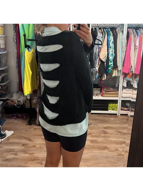 Other Designers Vintage Havana Black Slash Back Sweater