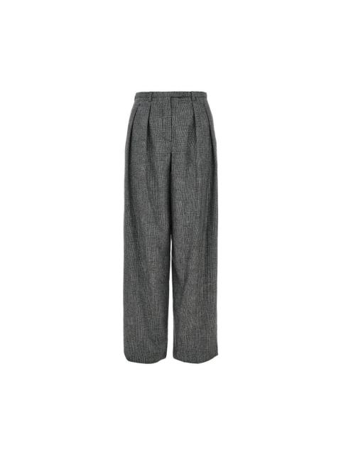 EMPORIO ARMANI Emporio Armani Wool-blend Flannel Pants Grey Women