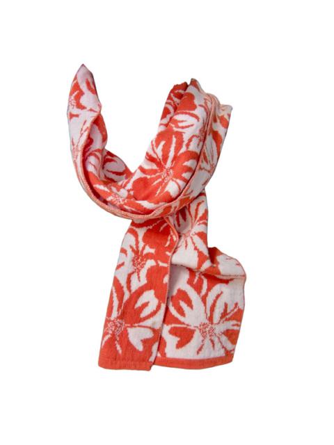 Neve Designs Wool Orange Floral Scarf