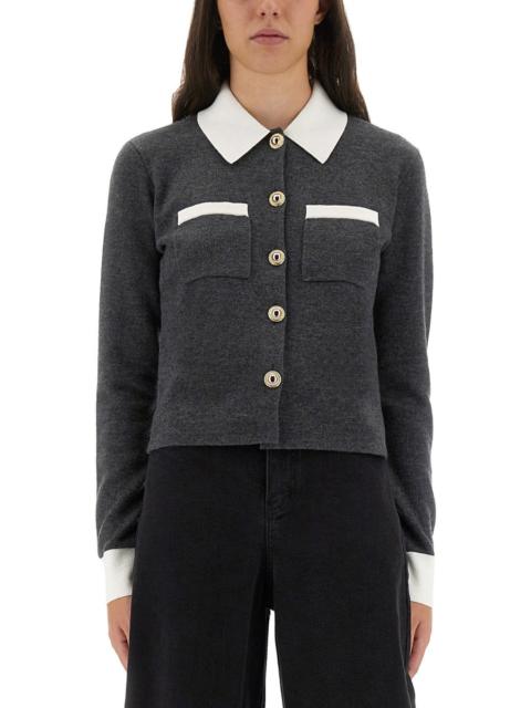 self-portrait Self-Portrait Women Cardigan With Contrasting Collar
