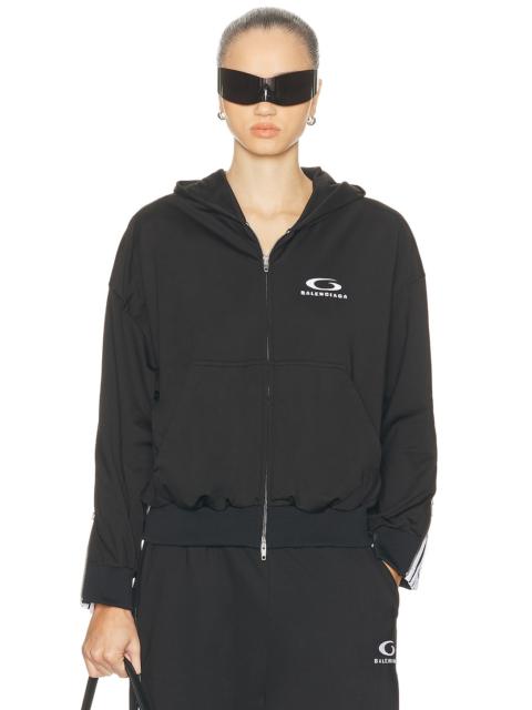 BALENCIAGA Zipped Zip Up Hoodie