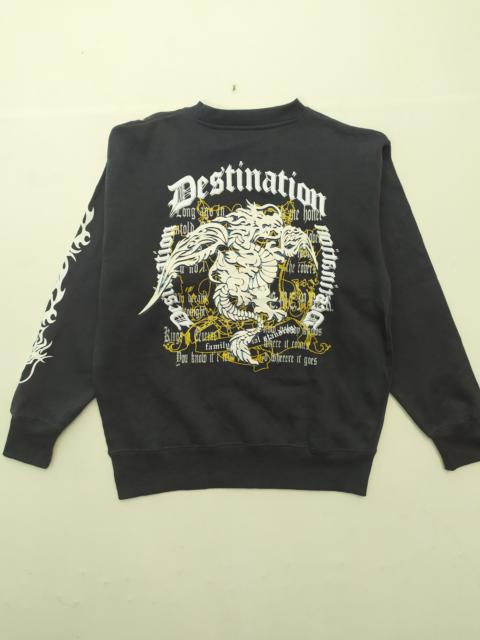 Other Designers Vintage - JAPANESE BRAND BEAUMERE DESTINATION BLACK SWEATSHIRT