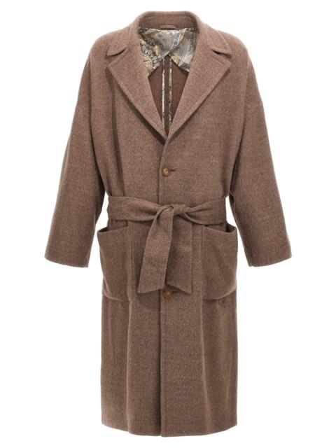 Etro Etro Men Single-Breasted Wool Coat