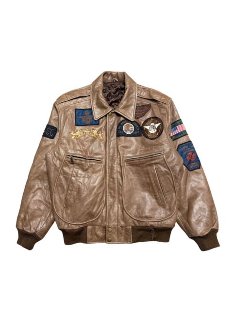 Other Designers Other - Freedom US Naval Southwest Airborne Leather Jacket