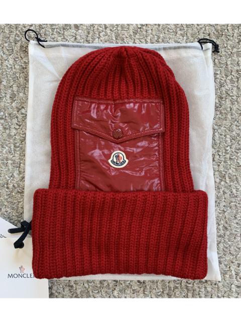 Moncler Moncler Oversized Logo Beanie Hat + Bag