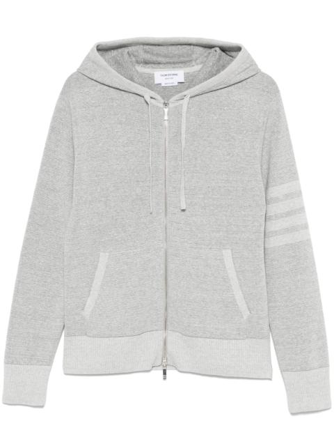 Thom Browne Textured Striped Stitch Relaxed Sweater