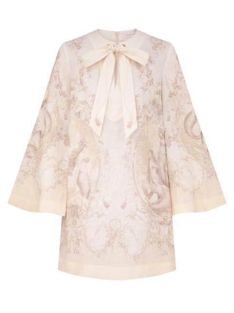 Zimmermann TIE NECK TUNIC DRESS