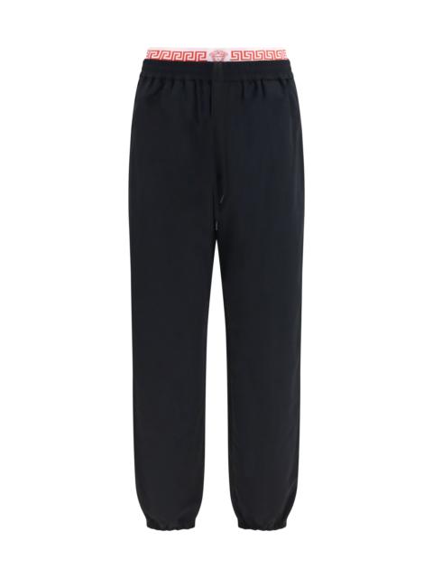 VERSACE Versace Nylon Jogger Pants Black Men