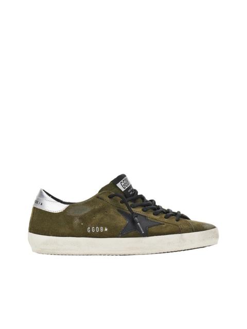 Golden Goose Golden Goose Super-Star Suede Leather Sneakers Green