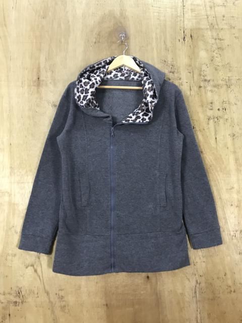 Other Designers Streetwear - Leopard Hoodie Sweatshirt ZipUp