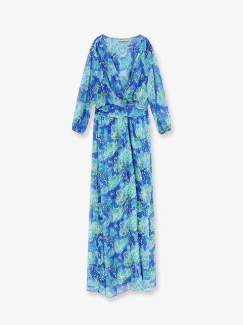 ワンピース CHIARA BONI Toki Chiffon long dress Maldivian Chiara Boni La Petite Robe Gudrum Long Pearl Dress | Saks