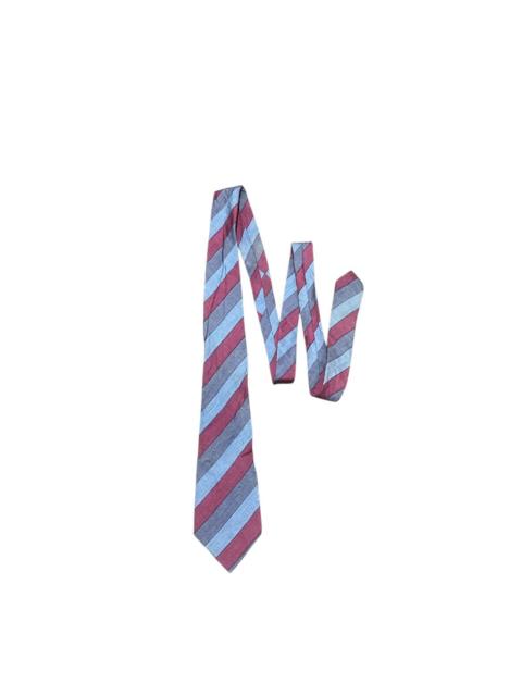 SAINT LAURENT Yvest saint laurent stripe craves Silk Tie