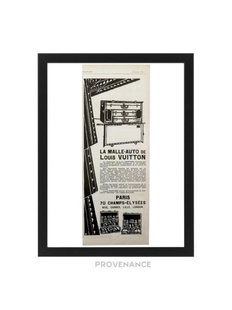 Louis Vuitton Louis Vuitton Antique Vintage Newsprint Ad - MALLE-AUTO
