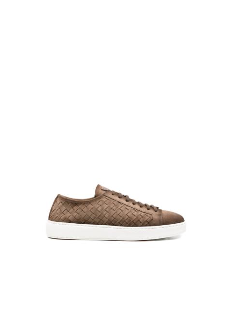 Santoni Santoni Brown Trainers - Low-Tops Men
