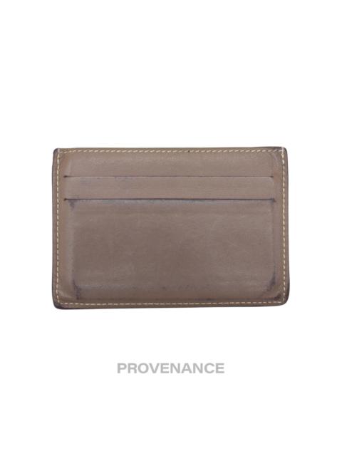 Hermès Hermes Citizen Twill Card Wallet - Etoupe Swift Leather