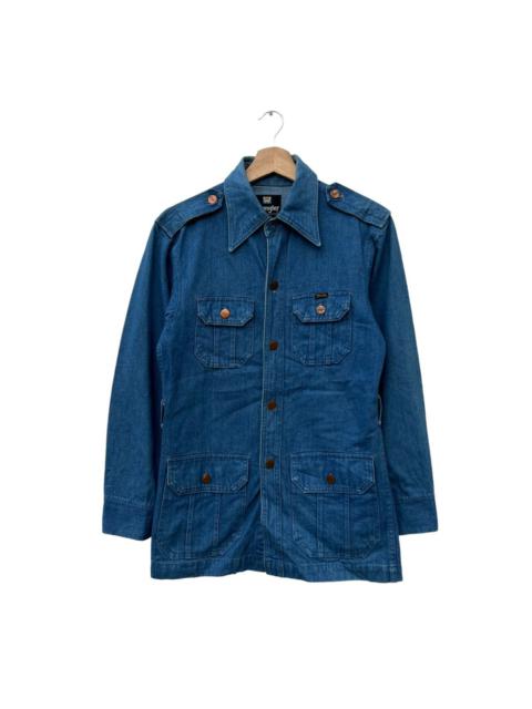 Other Designers VINTAGE HIKORY CHORE JACKET WRANGLER SPORTSWEAR UNION MADE