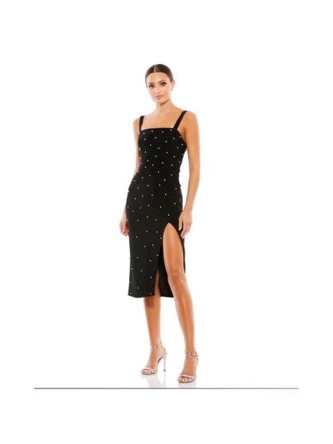 Other Designers NWT IEENA MAC DUGGAL 70211 Rhinestone Encrusted Square Neck Dress Sz 12 $278