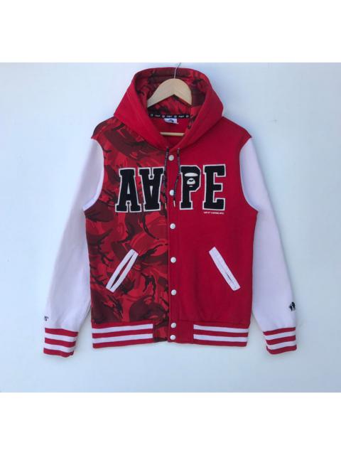 Other Designers AAPE BY A BATHING APE CAMO VARSITY JACKET