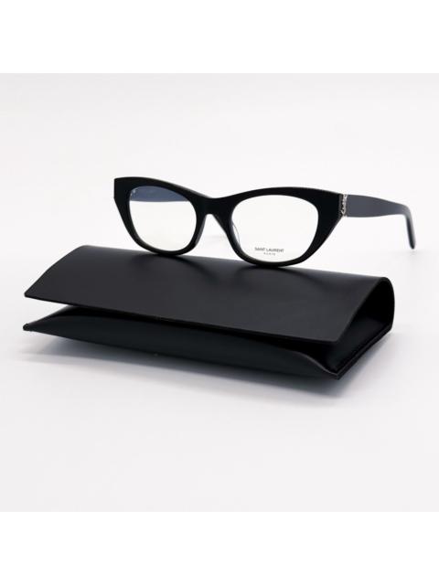 SAINT LAURENT NWT Saint Laurent SL M80 001 Women Black Cat Eye Eyeglasses