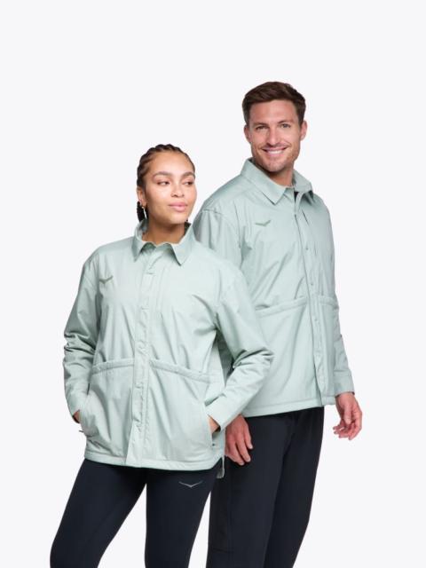 HOKA Outtrail Shirt Jacket in Aloe Vera