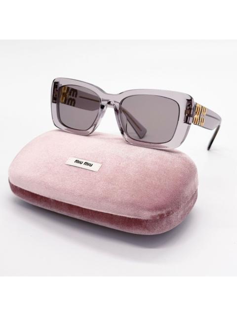 Miu Miu NEW MIU MIU MU07YS 12W20I SUNGLASSES, MIU MIU WOMEN TRANSPAR