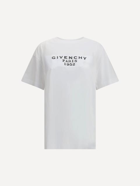 Givenchy Boxy cotton T-shirt with givenchy tape print